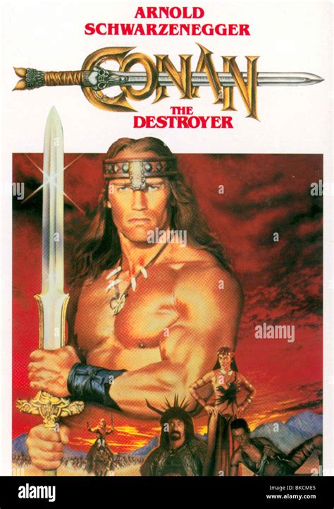 CONAN THE DESTROYER (1984) ARNOLD SCHWARZENEGGER, SARAH DOUGLAS Stock ...