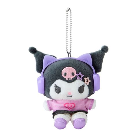 Plush Keychain Kuromi Sanrio Our Heisei Pop Design Meccha Japan