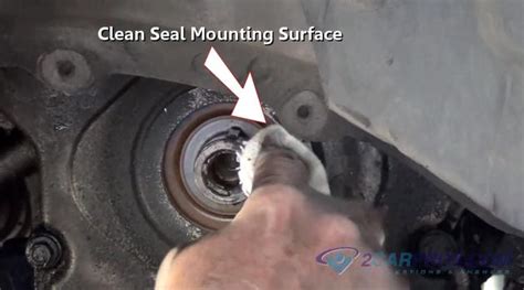 How To Replace A Crankshaft Front Main Seal