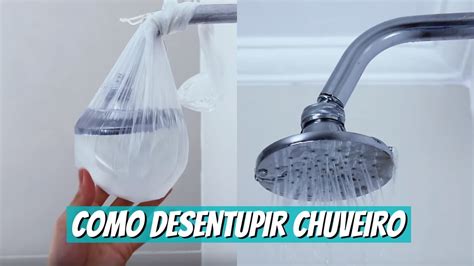 Como limpar e desentupir chuveiro sem desmontar Receitas Fáceis e