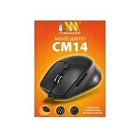 Mouse Optico Usb Sem Fio Recarregável Chinamate CM14 Preto 14726