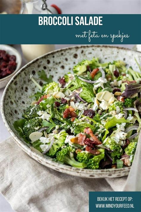 Broccoli Salade Met Feta En Spekjes Artofit