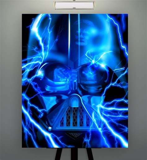 Star Wars darth Vader's Redemption Art Print by Herofied / Blue Series ...