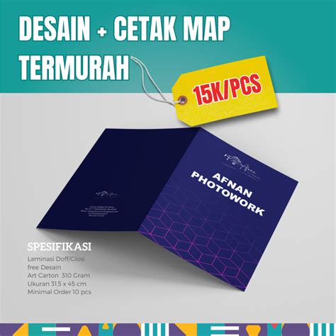 Jual Cetak Desain Map Custom Map Folder Map Dinas Map Sekolah