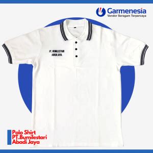 Polo Shirt Pt Bumi Lestari Abadi Jaya Garmenesia Vendor Seragam