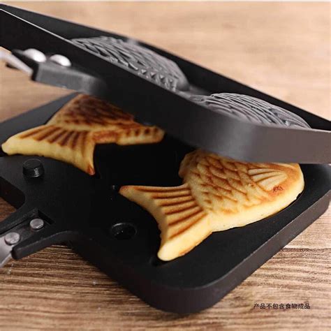 Molde De Taiyaki Para Hornear En Forma De Pez Japo Grandado