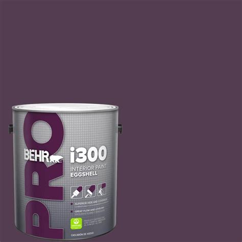 Behr Pro Gal Ppu Oriental Eggplant Eggshell Interior Paint