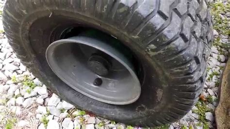 Fixing A Lawn Mower Tire That Popped Off The Wheel Youtube