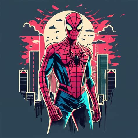 T-shirt Design text Saying " The Amazing Spider-Man "Unique spiderman ...