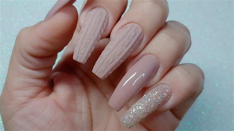 Uñas Estilo Sueter Sweater Nails YouTube