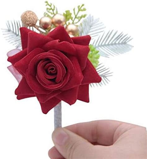 Classic Wrist Corsage Boutonnière For Prom Party Wedding Event Blooming