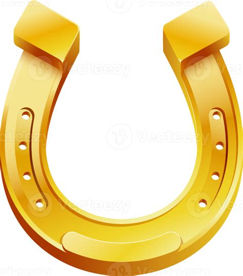 Herradura Oro Icono Png