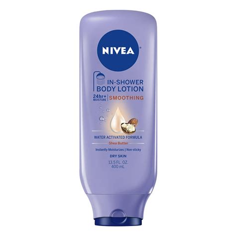 NIVEA In-Shower Smoothing Body Lotion 13.5 fl. oz. - Walmart.com ...