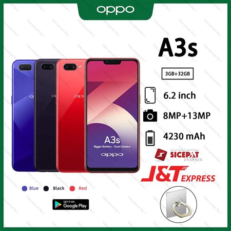 Jual OPPO A3s Hp Ram 6 128GB 6 2inches Screen 8MP 13MP Kamera