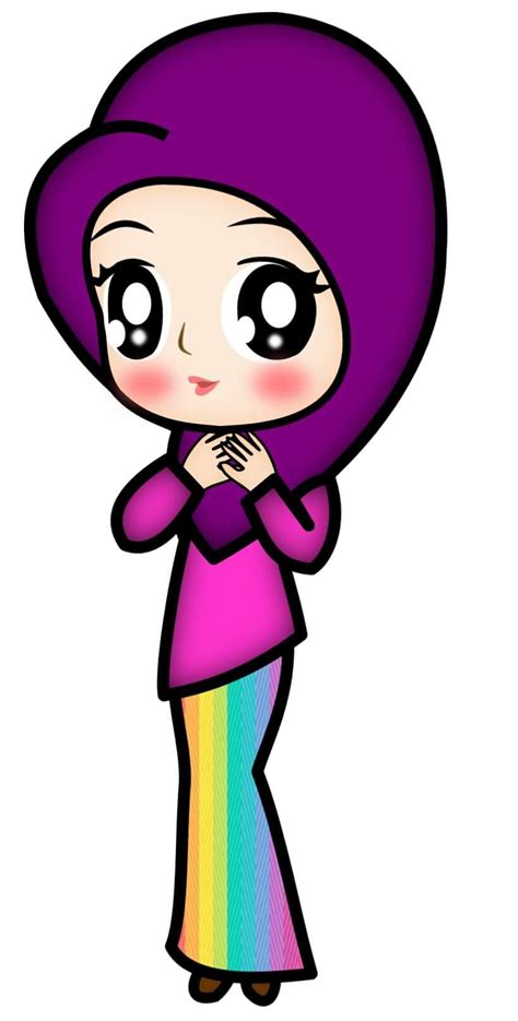 Islamic Cartoon Cute Doodles Cartoon