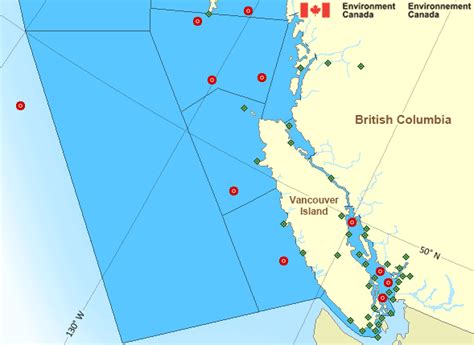 Strait of Georgia - north of Nanaimo - South Coast - Environment Canada