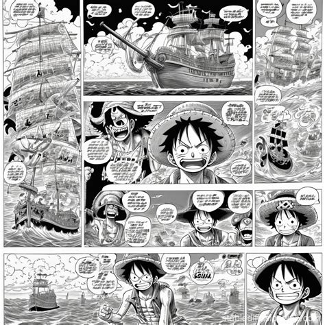 Eiichiro Oda's One Piece Manga Art | Stable Diffusion Online