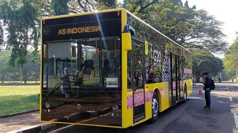 Bus Listrik Ui Akan Digunakan Pada Presidensi G Di Bali Bus And