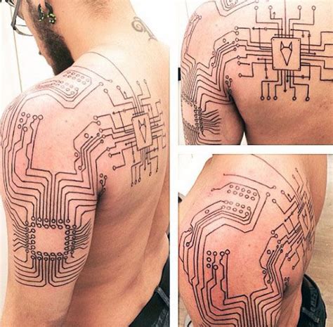 Electronic Circuit Tattoo