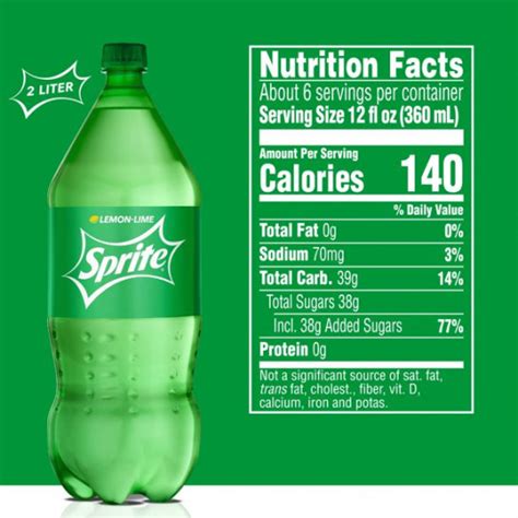 Sprite Caffeine Free Lemon Lime Soda Pop 2 Liter Bottle