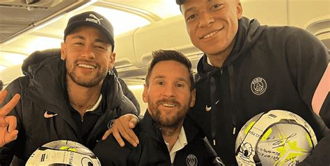 Lionel Messi Recibe Inesperadas Burlas Por Esta Acción En Psg Con Neymar Y Mbappé Strikers