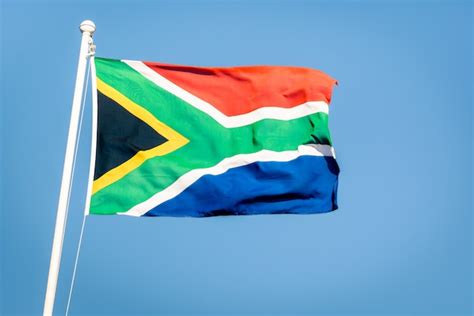 South african flag isolated | Premium Photo