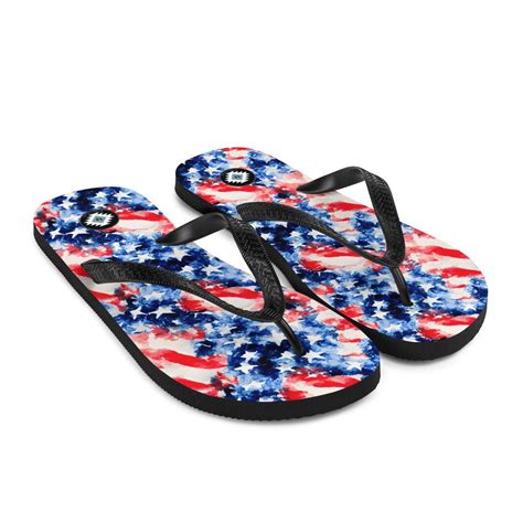 American Flag Flip Flops The Global Wanderer