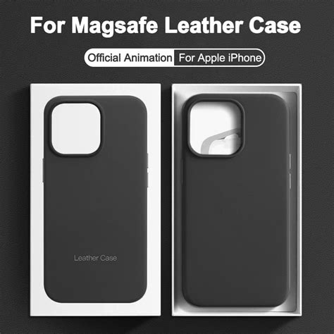 Official Original Animated Leather Cases For Iphone 15 14 13 Pro Max