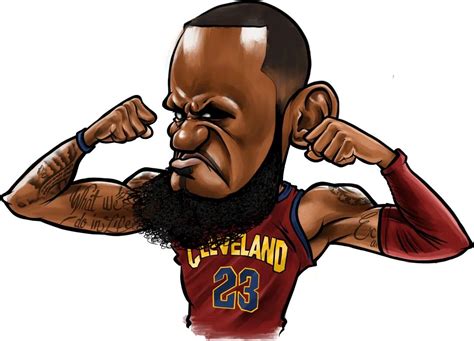 Lebron James Caricature Window Car Decal Sticker - Etsy