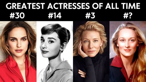 Top Greatest Actresses Of All Time Youtube