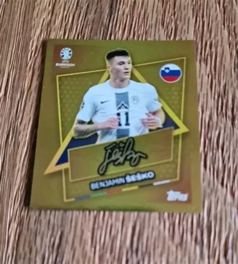 AUTOCOLLANT TOPPS UEFA EURO EM 2024 N SVN SP Benjamin Šeško Sesko