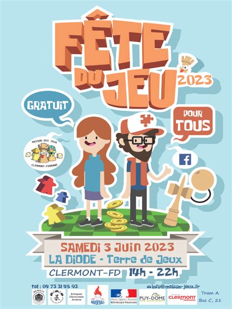 Fête du Jeu 2023 Maison des Jeux de Clermont Ferrand