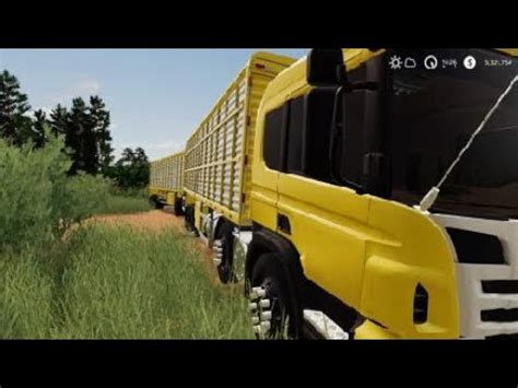 Fs19 Scania P340 Na Julieta Boiadeira 7 Eixos Top Das Top YouTube