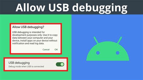 How To Allow USB Debugging On Android Devices YouTube