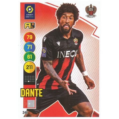 Venta Trading Card Dante Ogc Nice Adrenalyn XL Ligue 1 2021 22