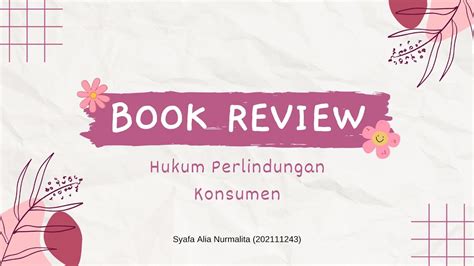 Book Review Hukum Perlindungan Konsumen Karya Celina Tri Siwi