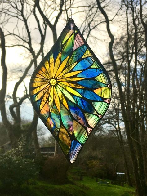 Stained Glass Mosaic Droplet Ref 102 Siobhan Allen