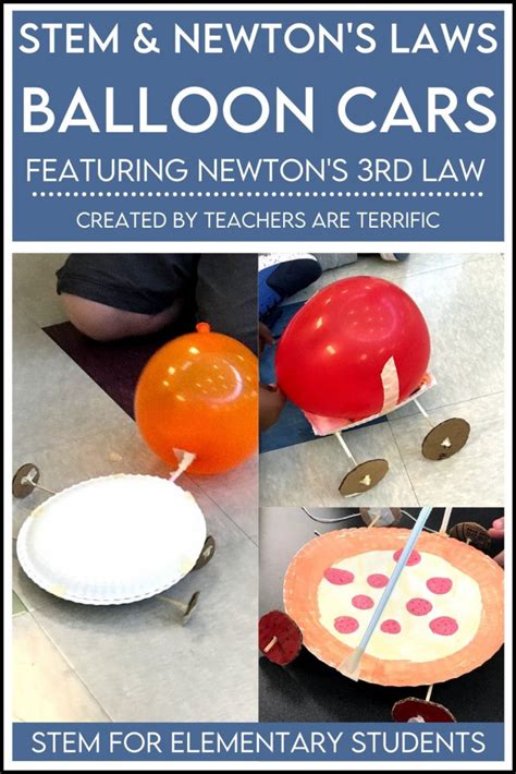 Easy Ways To Learn Newton S Laws Teachers Are Terrific Balloon Cars