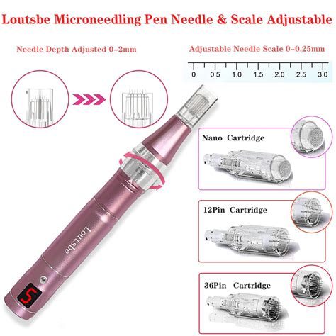 Loutsbe Cordless Electric Microneedling Pen Rpm Professional