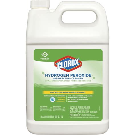 Clorox Hydrogen Peroxide Disinfecting Cleaner Refill 128 Ounce Industrial And Scientific