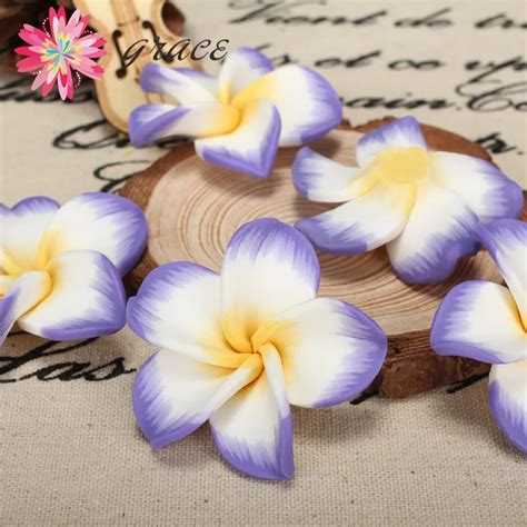 Polymer Clay Plumeria Polymer Hair Bands Clay Hair Bands Polymer