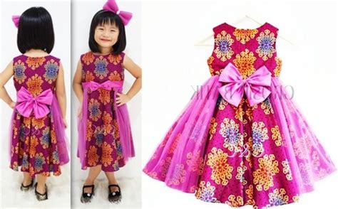 20 Model Baju Batik Anak Perempuan Kreasi Baru Dengan Desain Masa Kini