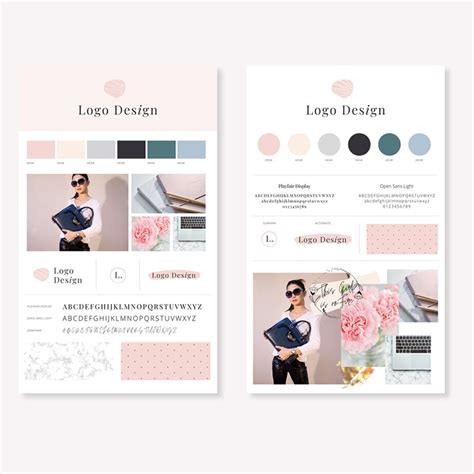 Brand Board Canva Templates