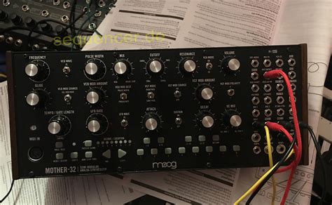 Moog Mother 32 Analog Synthesizer step sequencer