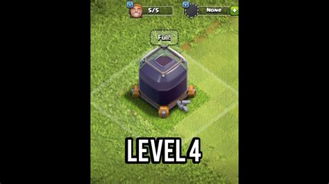 Clash Of Clan Dark Elixir Storage Level 1 To Max Level Upgrading On Mh15 Clash Of Clan Short