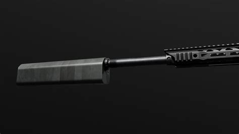 D Model Silencerco Salvo Gauge Shotgun Suppressor Vr Ar Low