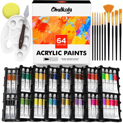 Paint & Canvas Set | Canvas for Acrylic Painting - Chalkola Art Supply