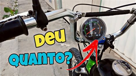 Coloquei Velocimetro Na Minha Bike Motorizada Gabriel Oficial Youtube