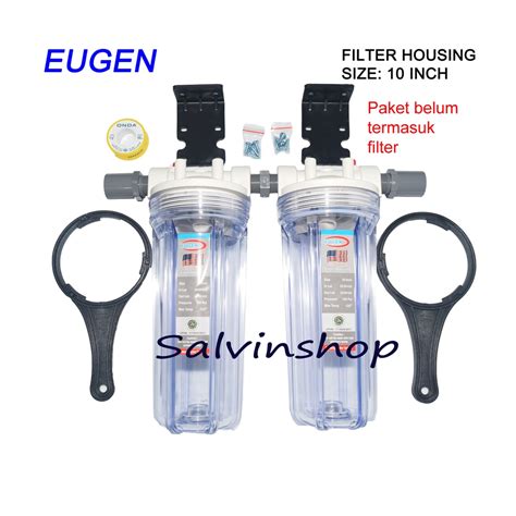 Jual Paket Housing Filter Air Inch Clear Eugen Shopee Indonesia