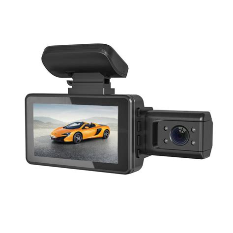 P Hd Dual Lens Car Dash Cam Front And Inside Car Driving Recorder